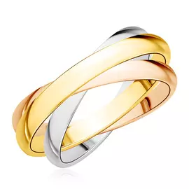 Кольцо обручальное гладкое из золота 01О060022