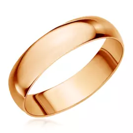 Кольцо обручальное гладкое из золота 15020628