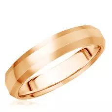 Кольцо обручальное гладкое из золота 15020686