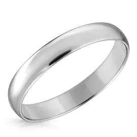 Кольцо обручальное из серебра 85620010