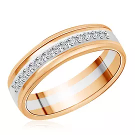 Кольцо обручальное из золота 05К1018-