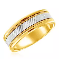 Кольцо обручальное из золота 100336