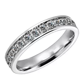 Кольцо обручальное из золота 10-524