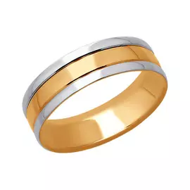 Кольцо обручальное из золота 110164