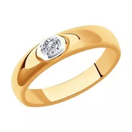 Кольцо обручальное из золота 1110127