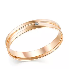 Кольцо обручальное из золота 13422-100