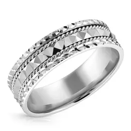 Кольцо обручальное из золота 65610012