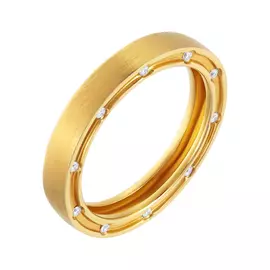 Кольцо обручальное из золота EZDR-D32491L_YG