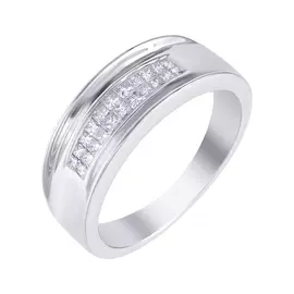 Кольцо обручальное из золота PCM221JB_W_WG