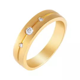 Кольцо обручальное из золота RGDA-4729-X1_KO_YG