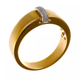 Кольцо обручальное из золота RGDA-5941-M1_YG