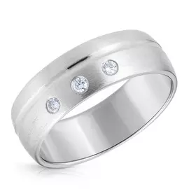 Кольцо обручальное из золота с бриллиантами 65029671