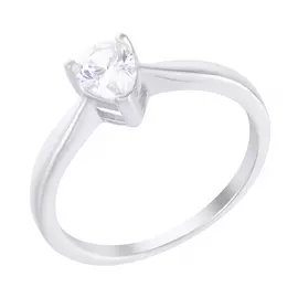 Кольцо помолвочное из серебра SL31051A1_001_WG