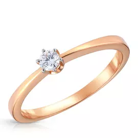 Кольцо помолвочное из золота RD0002601105