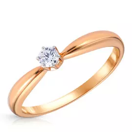 Кольцо помолвочное из золота RD0002621105