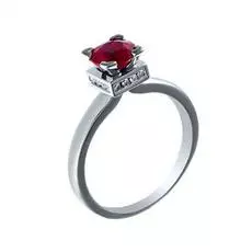 Кольцо помолвочное из золота SMDA-1333-X1_RO_WG