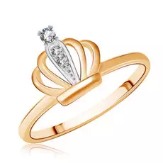 Кольцо с фианитами из золота 585 пробы Д0268-016771