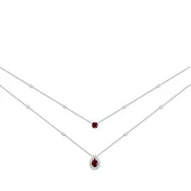 Колье из серебра 06-1443/00ГР-00