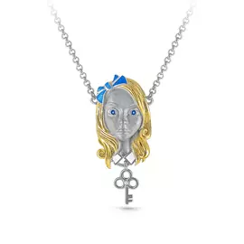 Колье из серебра 16-216-1001