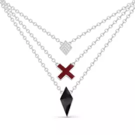 Колье из серебра 16-365-7901