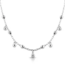 Колье из серебра 763-07-