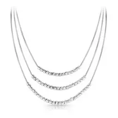 Колье из серебра 989-