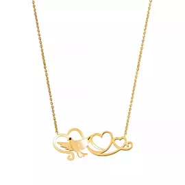 Колье из серебра GN00340A_KL_YG