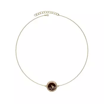 Колье из серебра N10009-1ZK