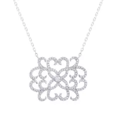 Колье из серебра NL-H0053_001_WG