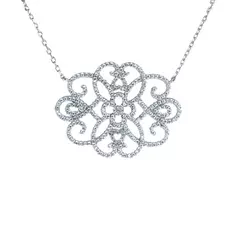 Колье из серебра NL-H0079_001_WG