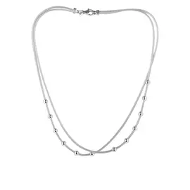 Колье из серебра NP-GI058-Rd