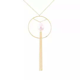 Колье из серебра SAL2035_KL_WB_YG