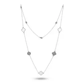 Колье из серебра TC-N01406-W-W-X-X-W