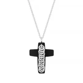 Колье из серебра VAG1335CS_KL_ENAM_WG