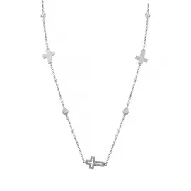 Колье из серебра WSN23110-BW_001_WG