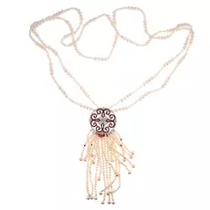 Колье из серебра XB1409-391_WP_001_WG