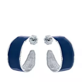 Конго из серебра ES117_SR_ENAM_WG