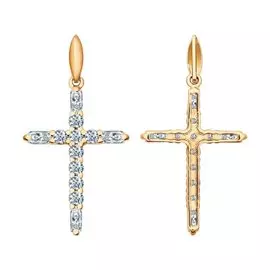 Крест декоративный из серебра 93030282