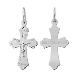 Крест из серебра 35-0564-23-00