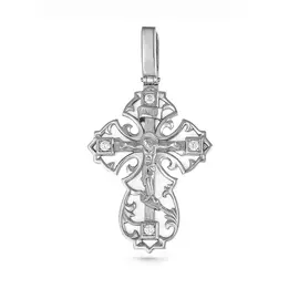Крест из серебра 3-075-8110
