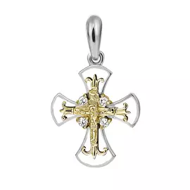 Крест из серебра 3-120-1010