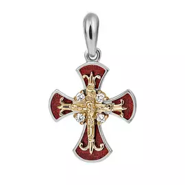 Крест из серебра 3-120-1018