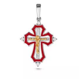 Крест из серебра 3-129-7918