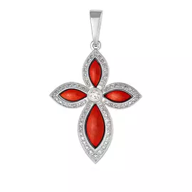 Крест из серебра 3-131-7918