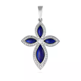 Крест из серебра 3-131-8107