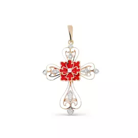 Крест из серебра 3-132-7901