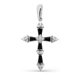 Крест из серебра 3-204-7902