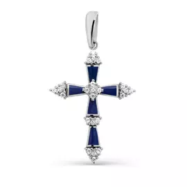 Крест из серебра 3-204-7907