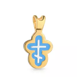 Крест из серебра сн556пз