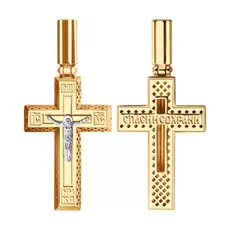 Крест из золота 035835